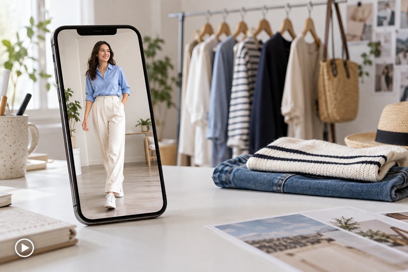 Einen kurzen Fashion-Clip für Social Media erstellen