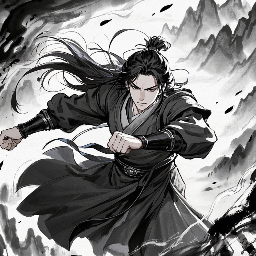 一键生成国风插画