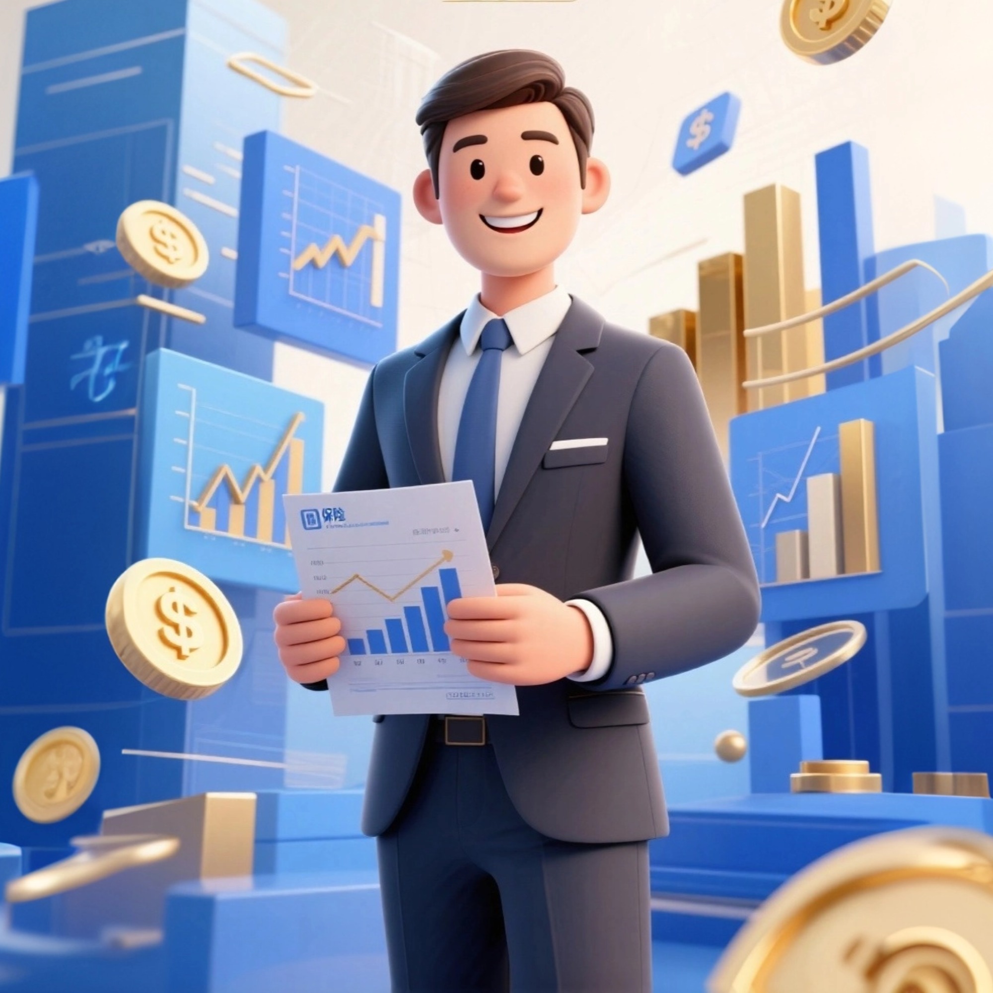 一键生成金融管家卡通形象