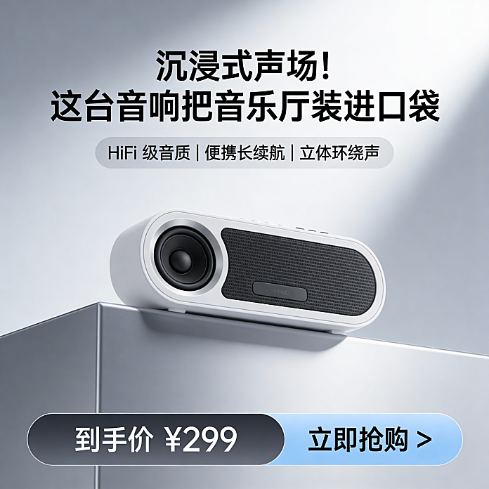 电商年货节 | 小家电商业风商品主图