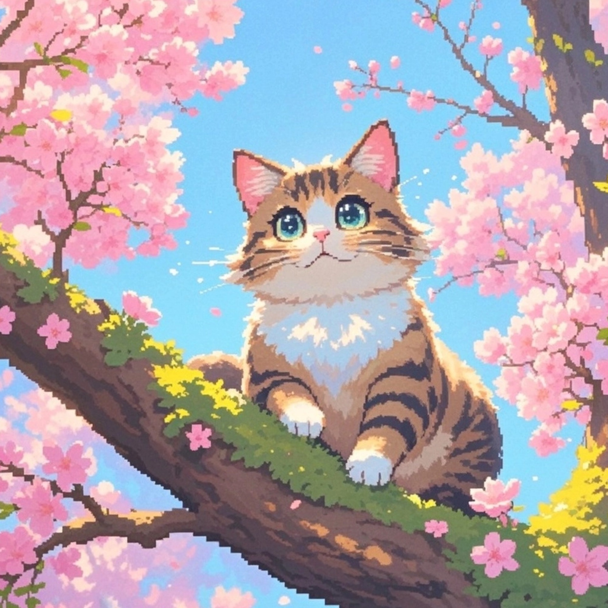 一键生成像素风插画