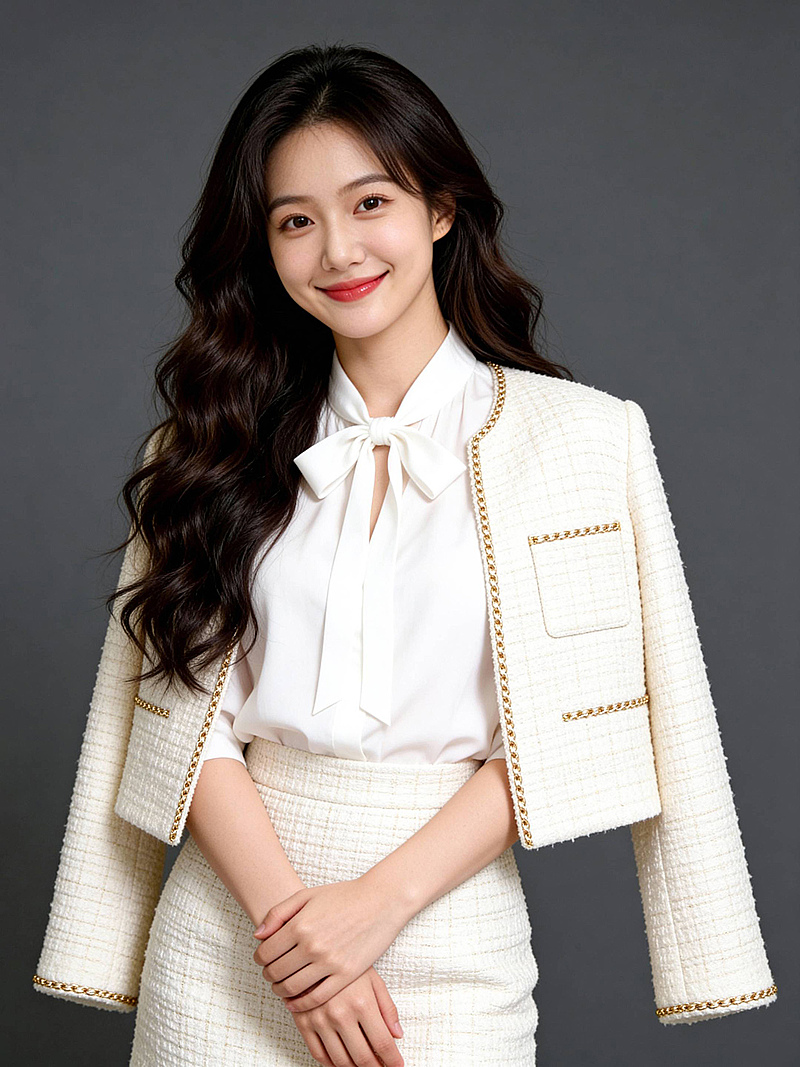 知性优雅小香风女士形象照