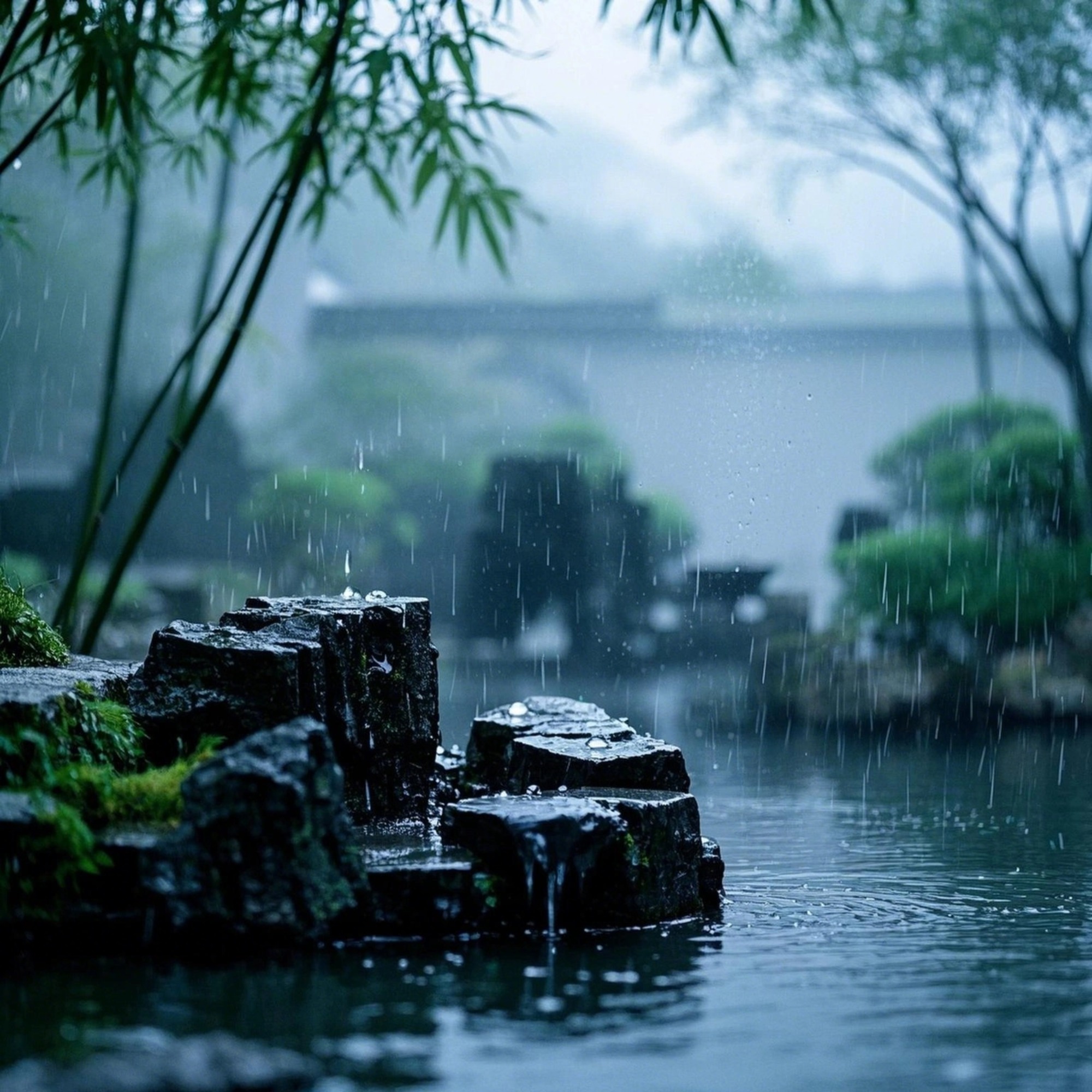 一键生成毛毡建筑/园林景观