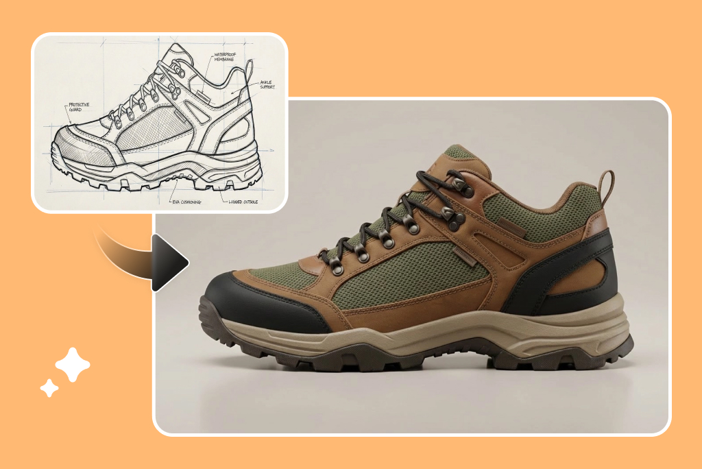 Transform Shoe Sketches Into Polished Design Visuals Transform Shoe Sketches Into Polished Design Visuals