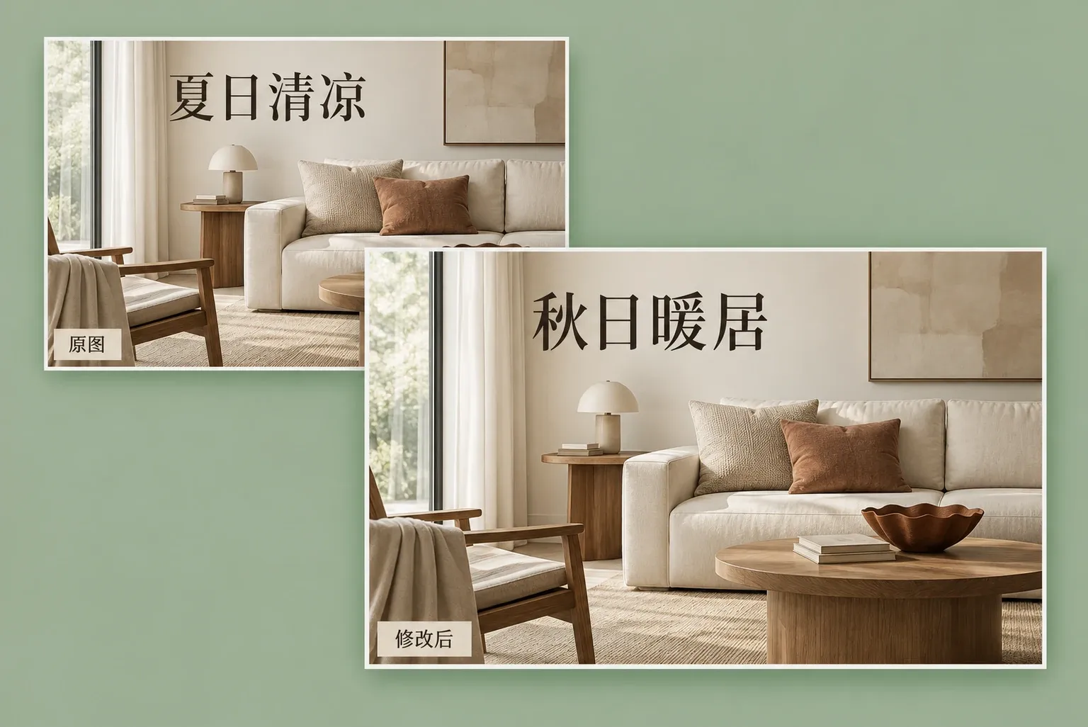 替换宣传文案,继续使用已有配图