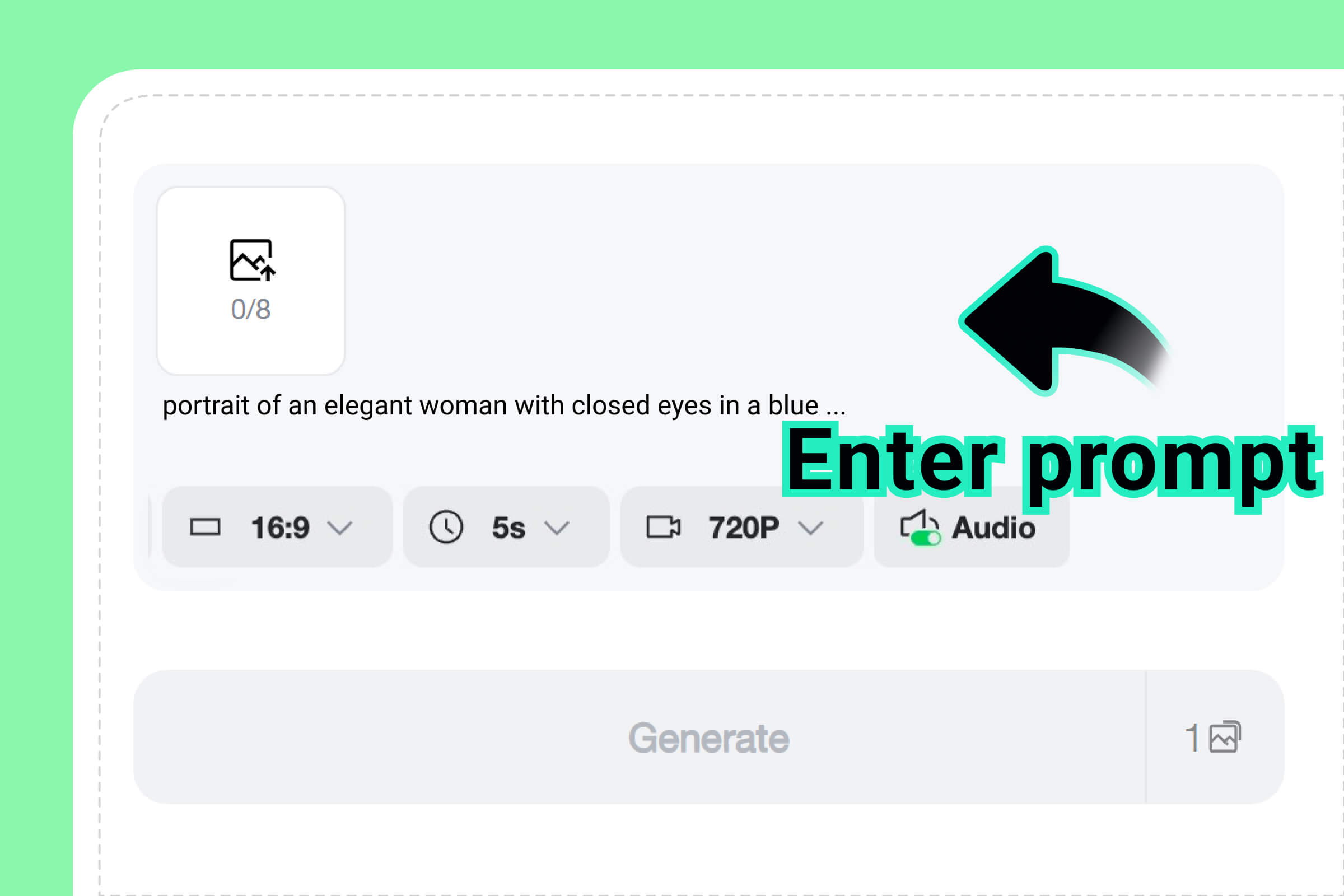 Step 1. Enter Your Prompt or Upload an Image