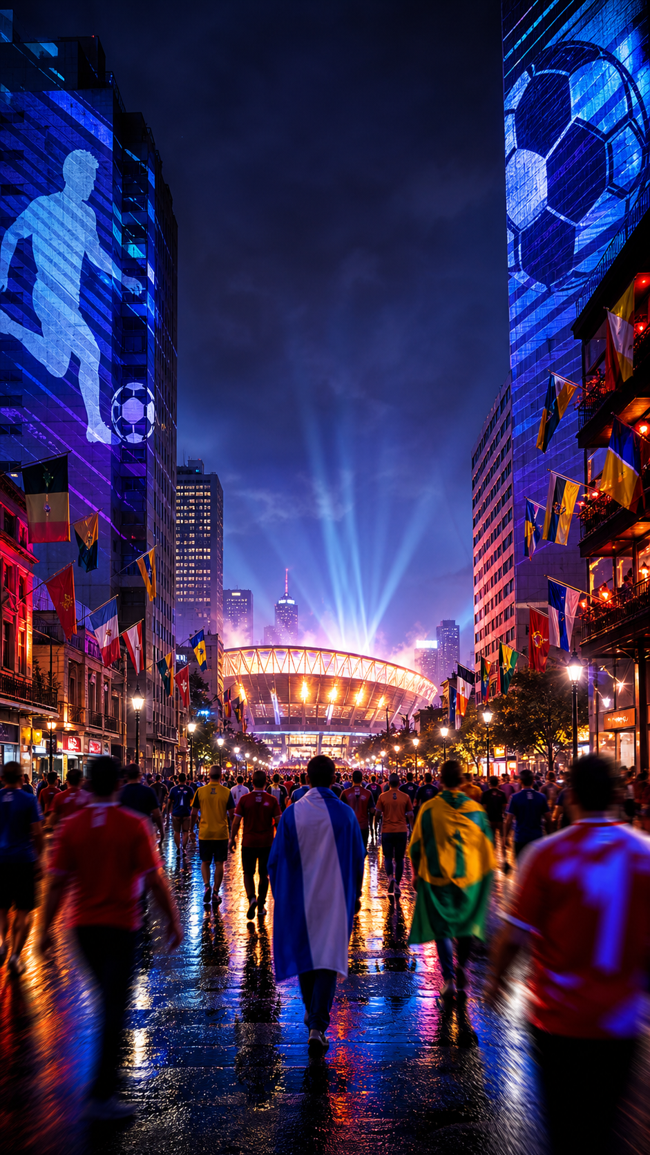 City Takeover FIFA World Cup poster example