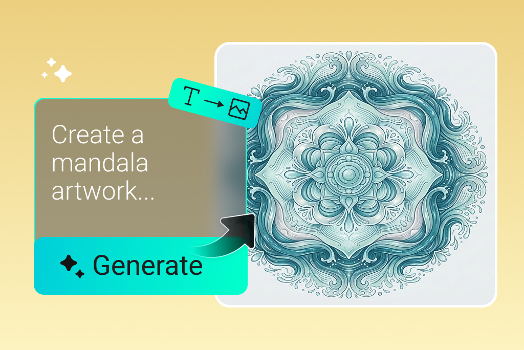 Text-to-Image Mandala Generation with AI
