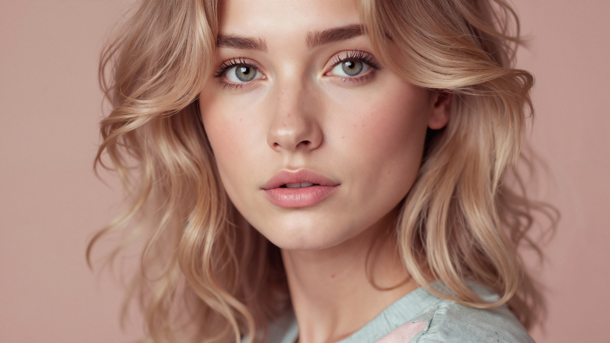 soft peach glow Christmas makeup with natural finish soft peach glow Christmas makeup with natural finish