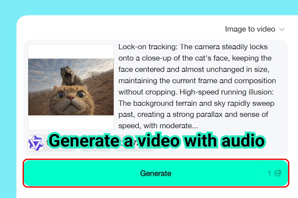 Step 3: AI Generates Video and Audio Together