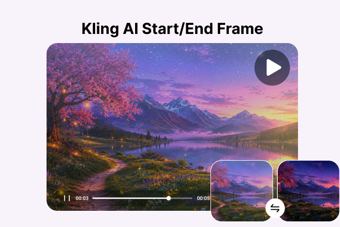 Create Smooth AI Video Transitions with Kling Start/End Frame Create Smooth AI Video Transitions with Kling Start/End Frame