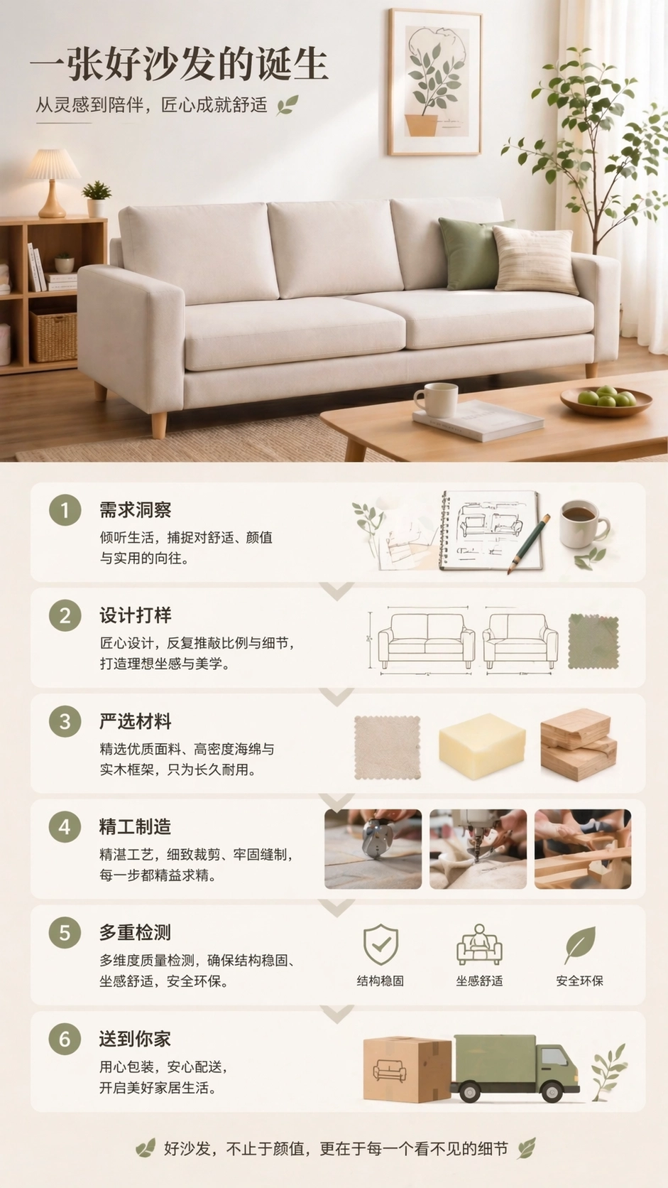 沙发诞生全流程图解