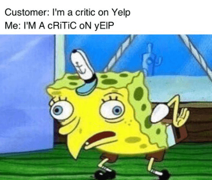 Mocking SpongeBob meme example 1