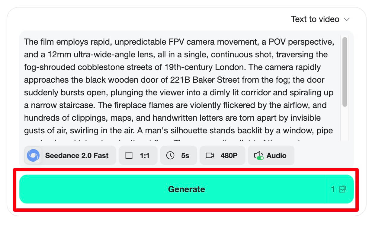 Prompt for cinematic close-up motion Prompt and generate — close-up shot AI video in insMind