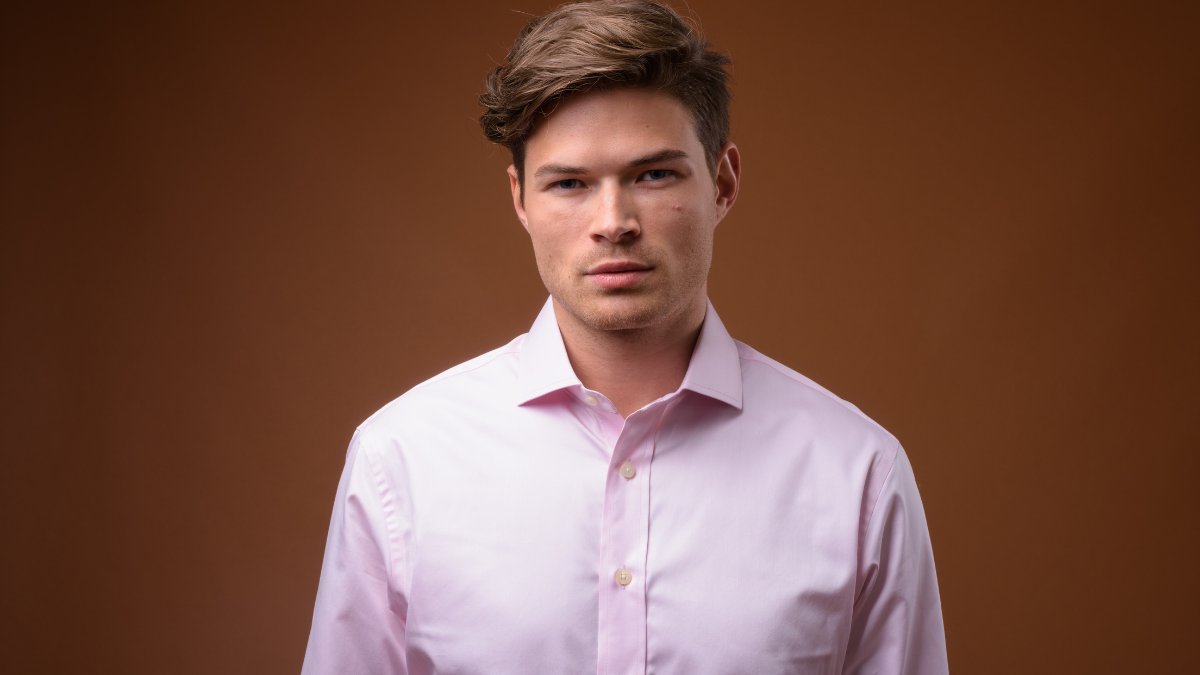 straight shoulders in corporate headshot poses