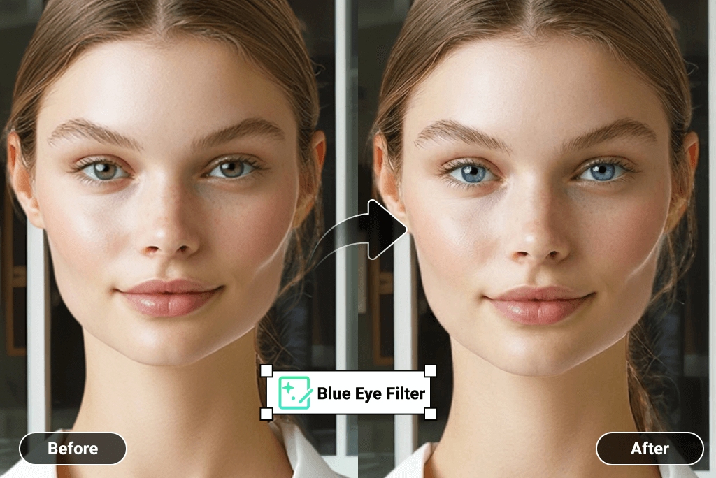Elevate Your Look with the Blue Eye Filter