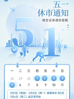 五一放假通知