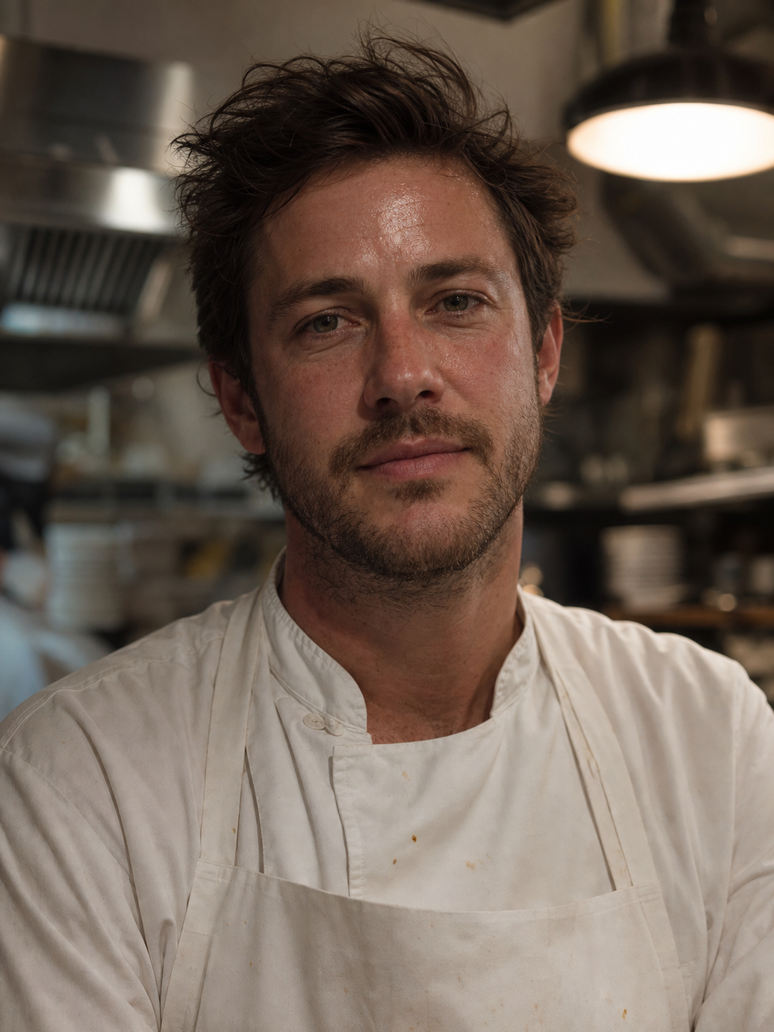 Chef portrait realistic photo example