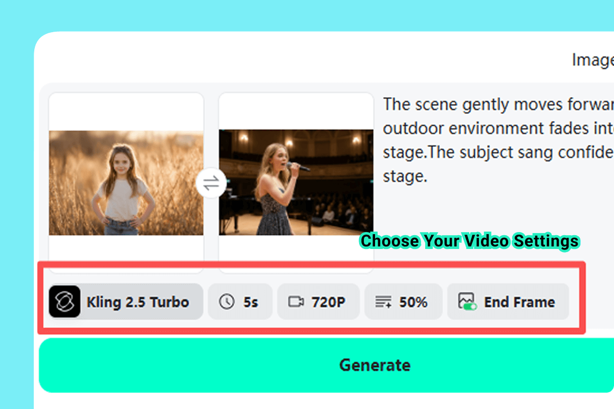 Step 3: Adjust Video Settings Step 3: Adjust Video Settings