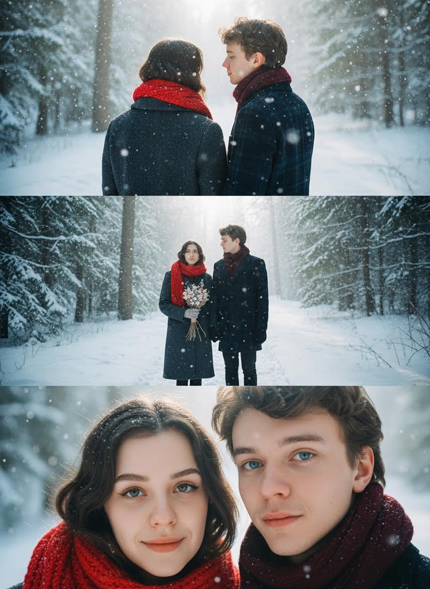 3-grid Lifestyle Collage 3-grid lifestyle collage showing a simple daily narrative