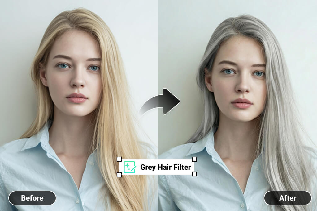 Transform Your Look Instantly with Grey Hair Filter