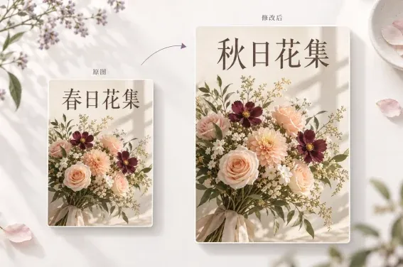 AI图片改字