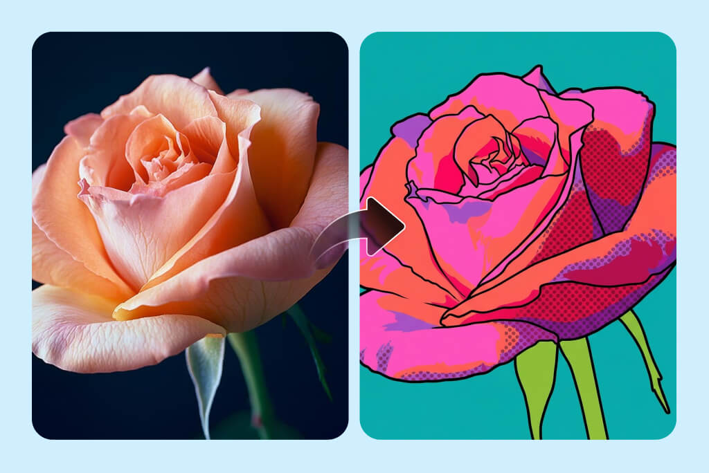 Instant Pop Art Conversion in One Click