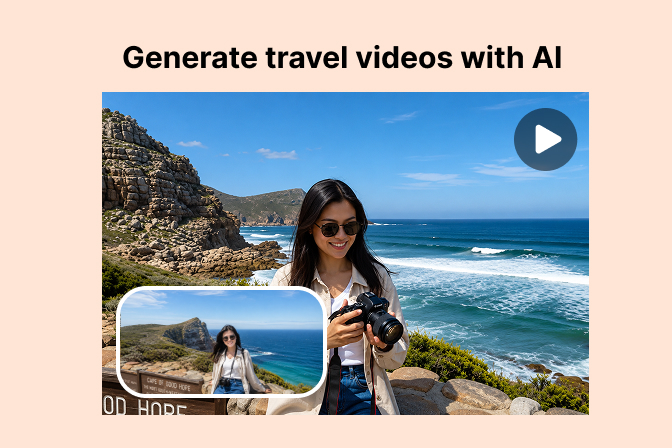 Make Your Vacation Photos Move with an AI Travel Video Maker