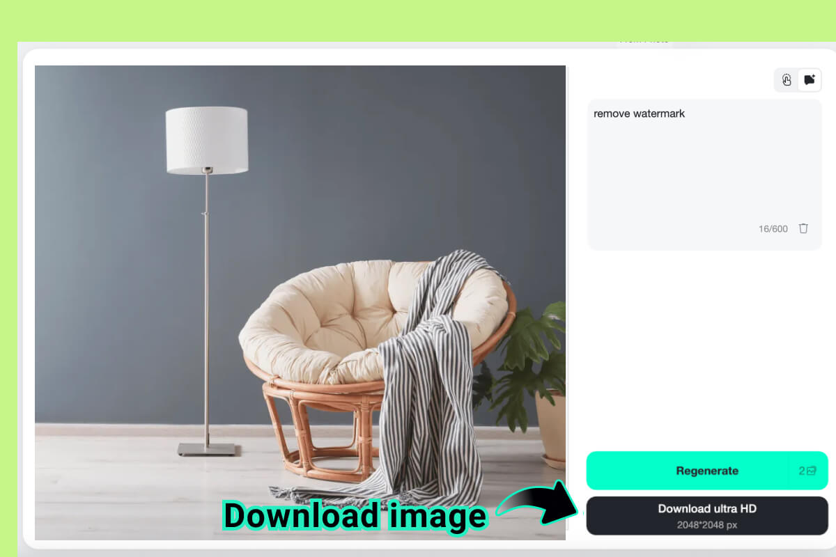 Delete the Watermark