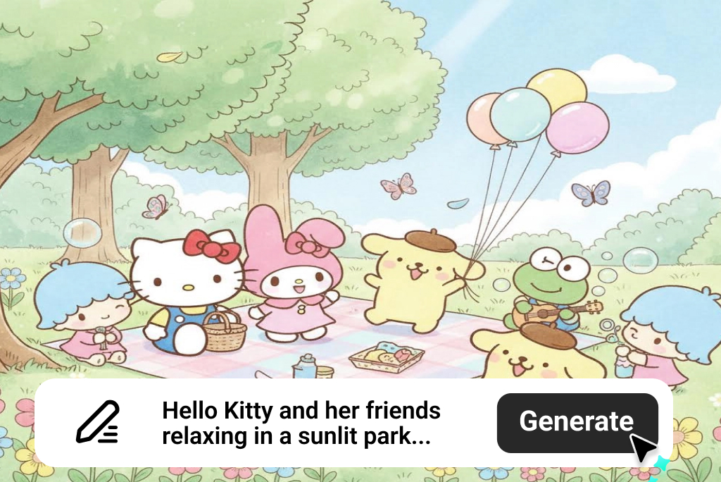 Create Your Own Hello Kitty with Our AI Hello Kitty Generator