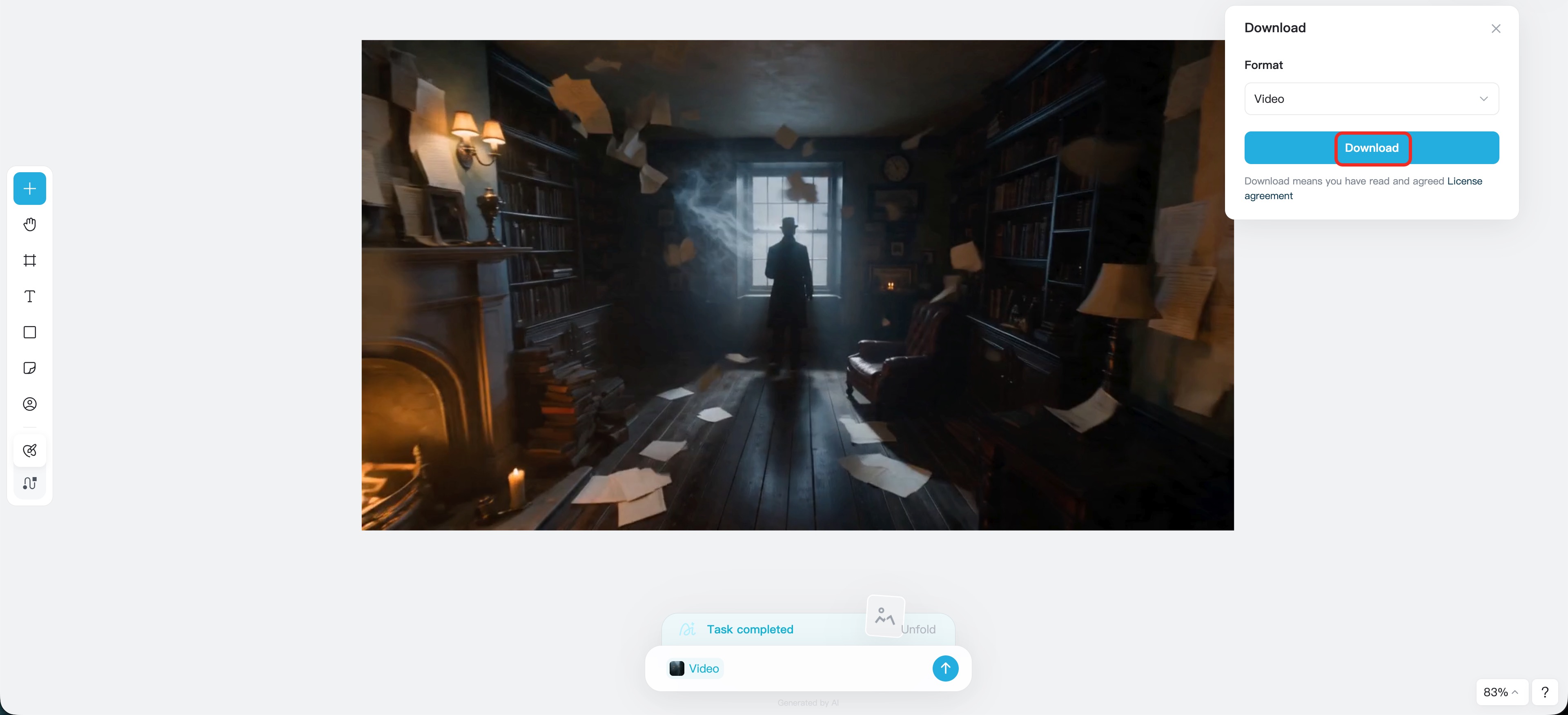 Seedance Video Download Preview and download the generated Seedance AI video in insMind