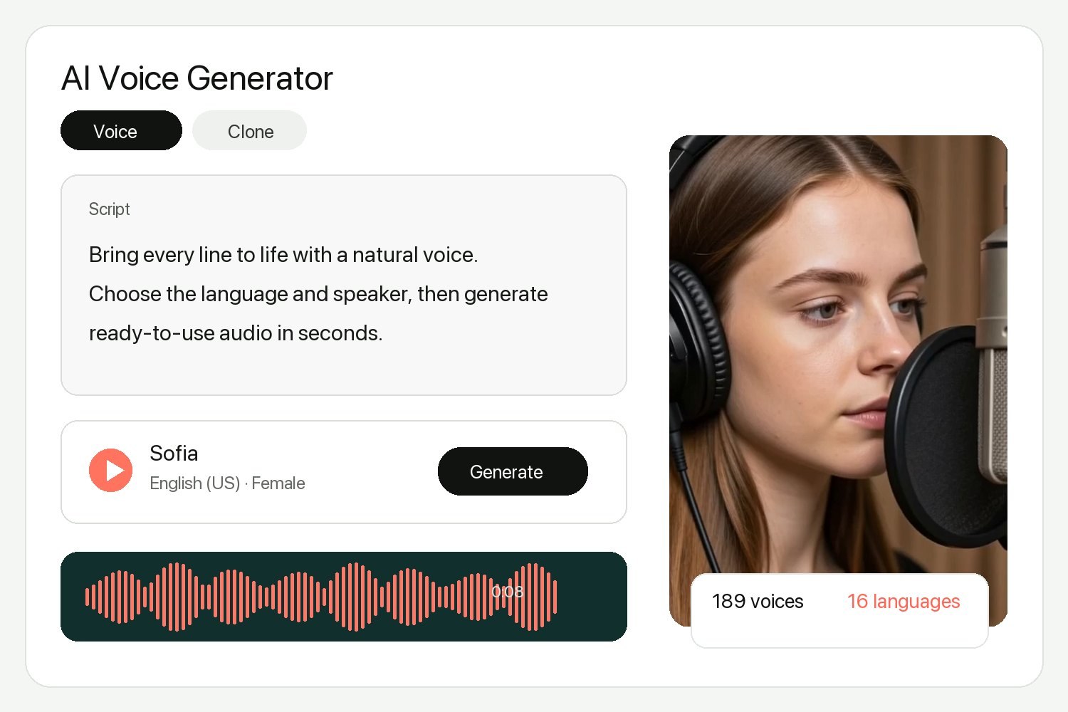 AI Voice Generator