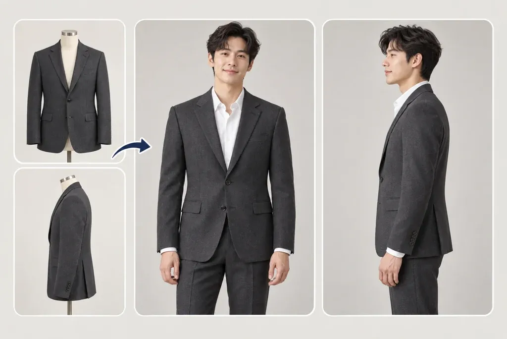 变换模特姿势，展示更多服装角度
