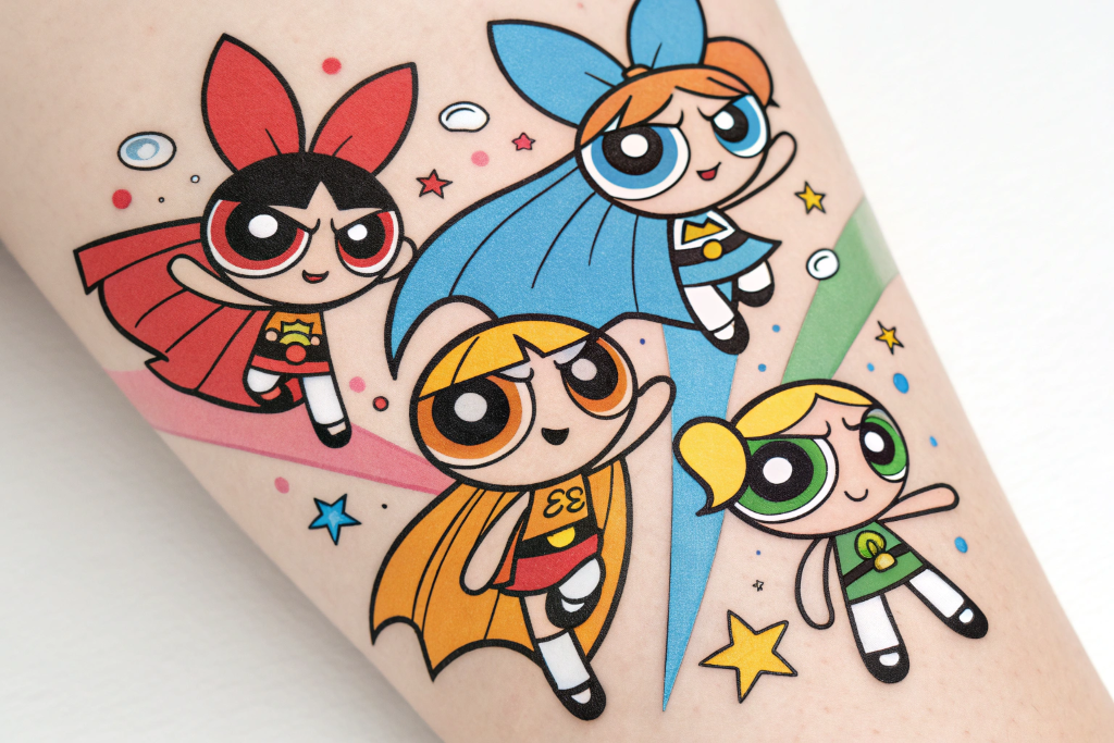 Powerpuff&nbsp;Tattoo&nbsp;Inspiration