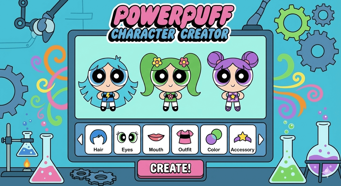 Create Your Own Original Powerpuff Girl Character