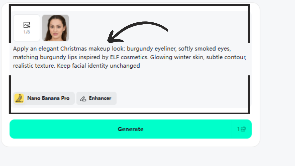 entering makeup prompt in insmind ai image generator entering makeup prompt in insmind ai image generator