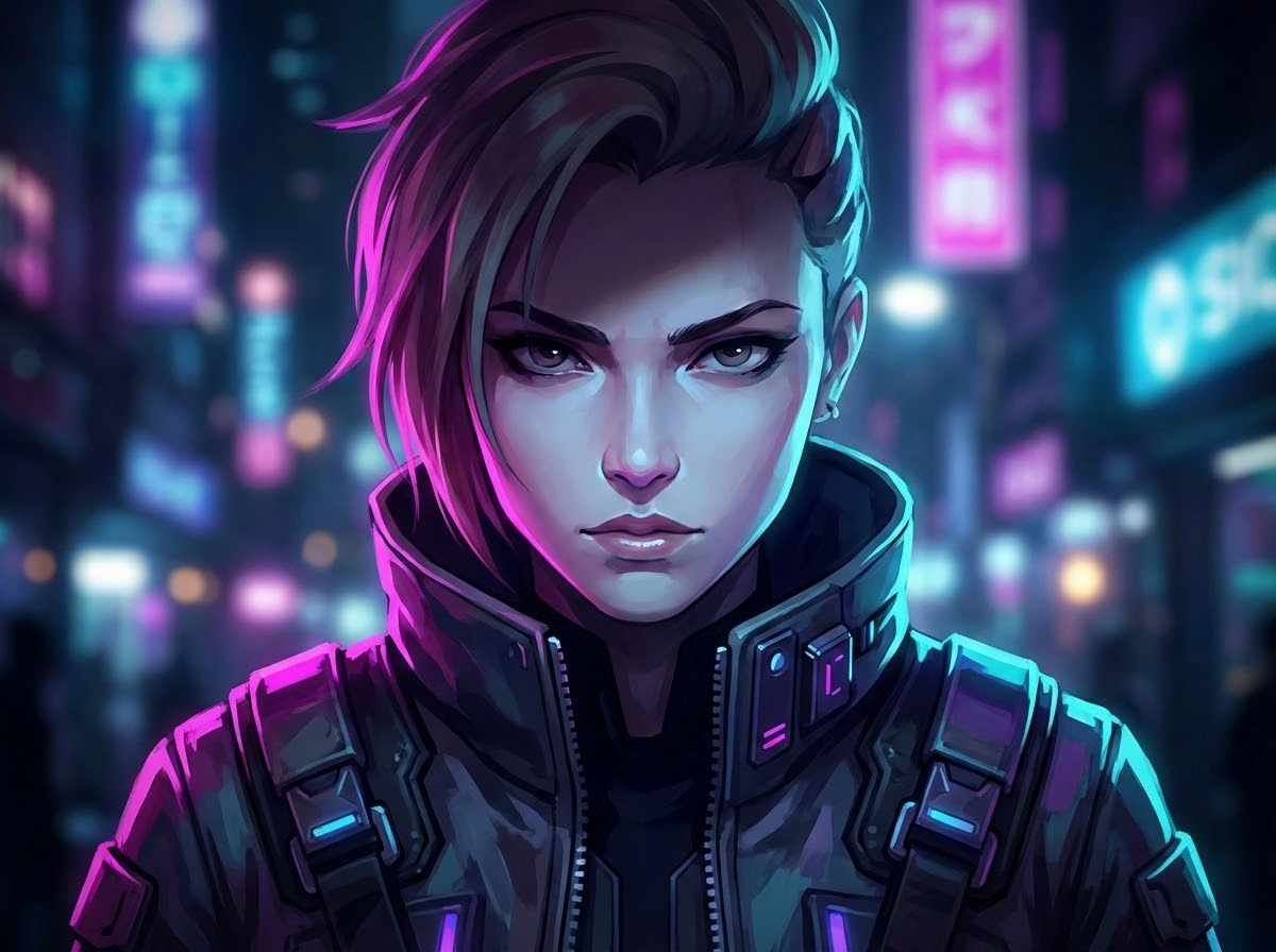 An image of cyberpunk Avatar created by insMind