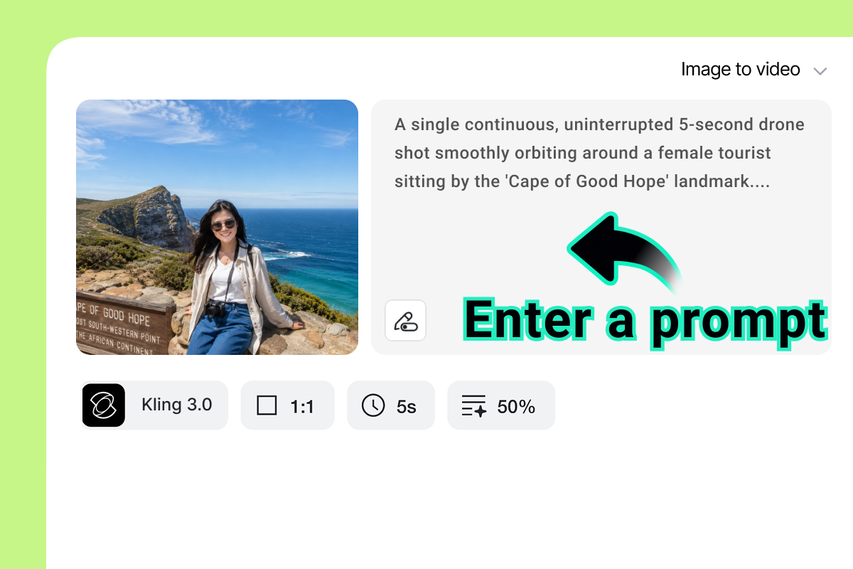 Enter a prompt for a cinematic travel video