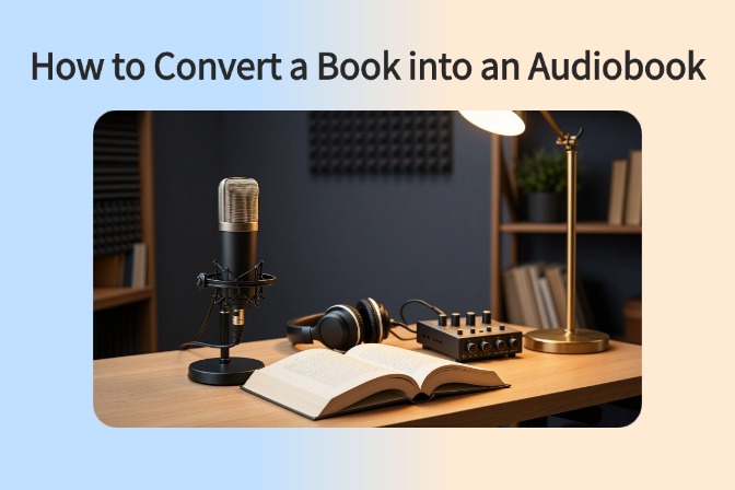 How to Convert a Book into an Audiobook with AI