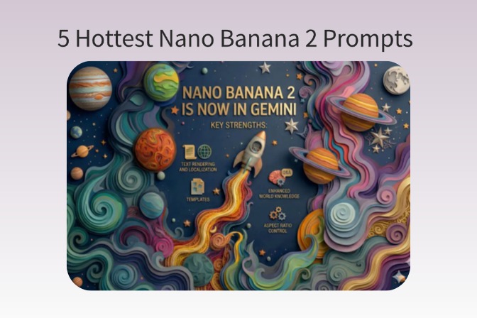5 Hottest Nano Banana 2 Prompts to Create Stunning AI Images