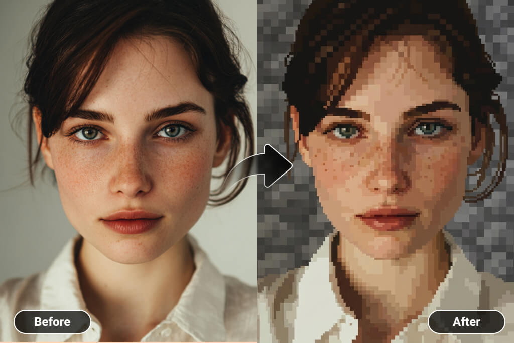 One Click to Convert Image to Pixel Art Minecraft One Click to Convert Image to Pixel Art Minecraft