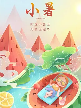 小暑海报