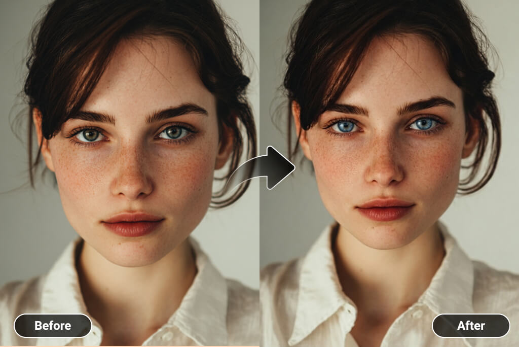 Discover What You'd Look Like with Blue Eyes