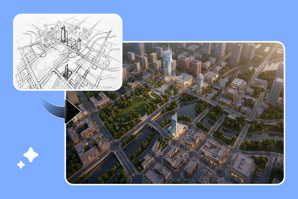 Convert City Sketches into Detailed AI City Layouts