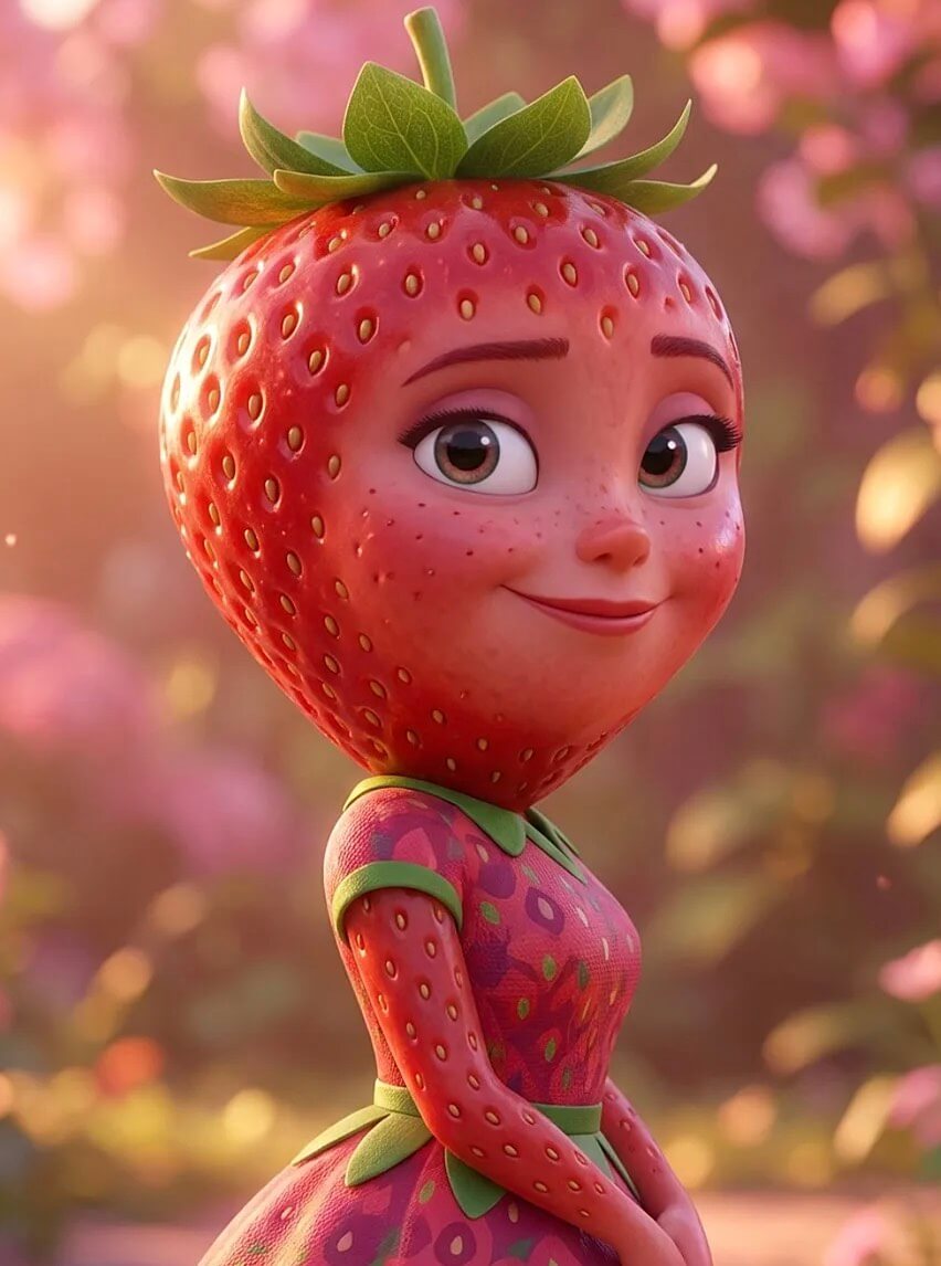 AI fruit prompt image example AI fruit prompt image example