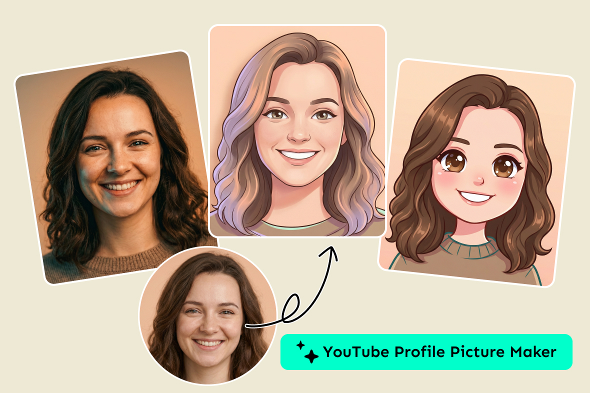 Generate YouTube profile pictures in different styles