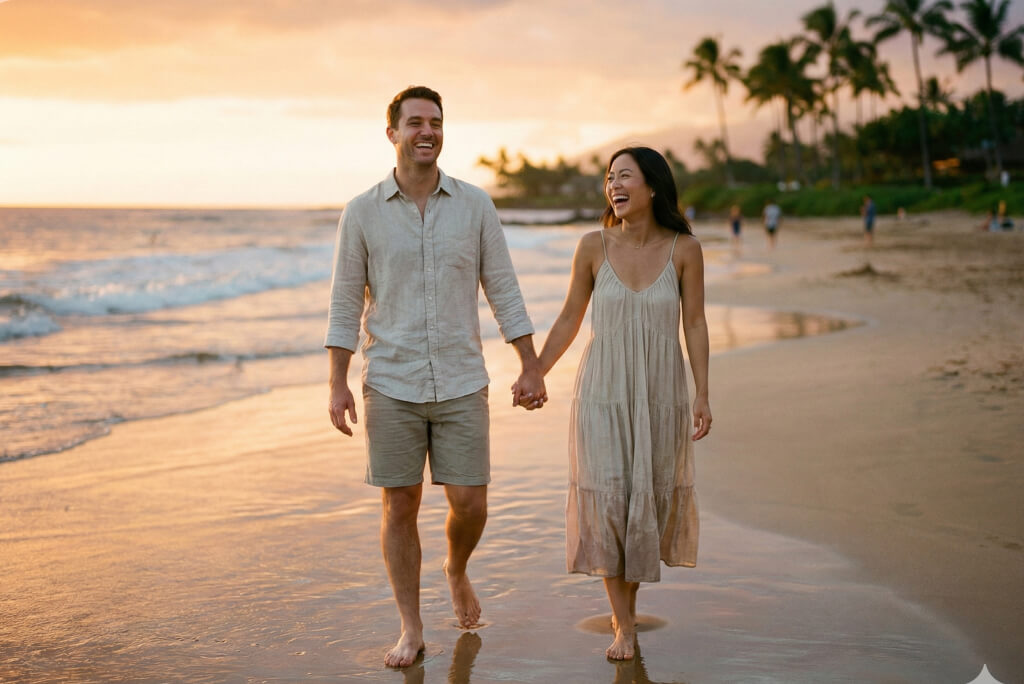 The Happy Couple Walking The Happy Couple Walking
