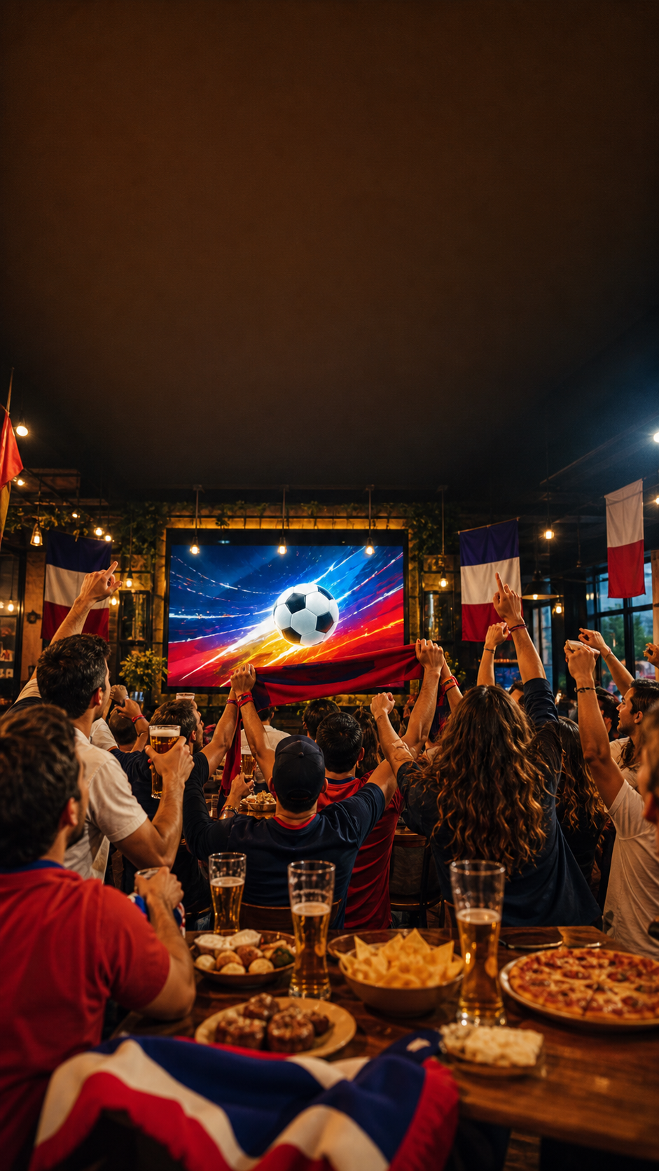 Watch Party Promo FIFA World Cup poster example
