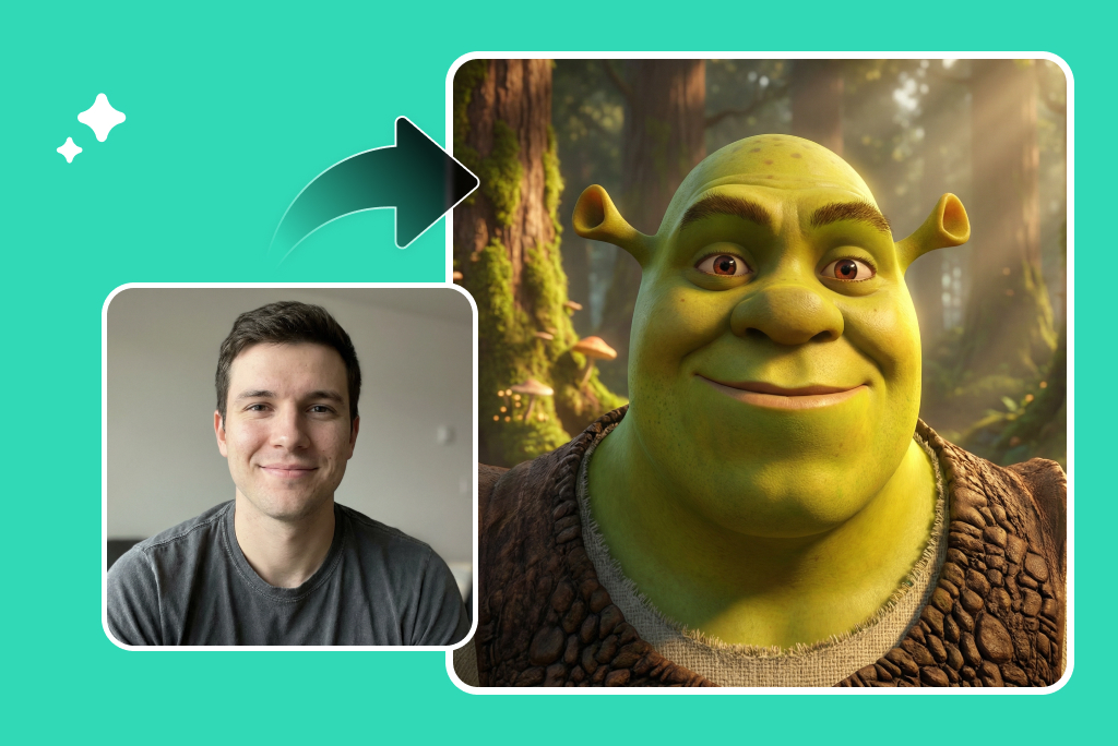 Photo to Shrek-Style Character Photo to Shrek-Style Character