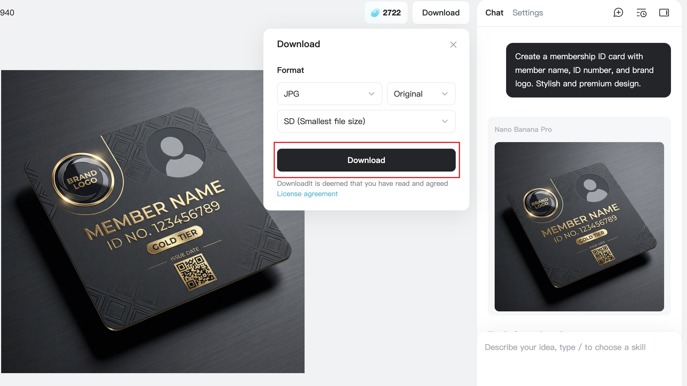 download your id card design download your id card design